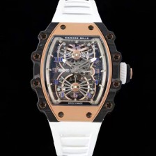 SA급 리차드밀레 남성용 RM21-02 투어빌론 포지드 카본 51mm 투르비용 무브먼트 스켈레톤 다이얼 ric0299 xx