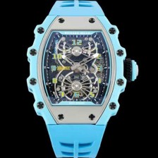 SA급 리차드밀레 남성용 RM21-02 투어빌론 포지드 카본 51mm 투르비용 무브먼트 스켈레톤 다이얼 ric0304 xx