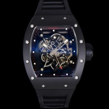 SA급 리차드밀레 남성용 RM055 부바왓슨 세라믹 50mm 기계식 수동형 무브먼트 스켈레톤 다이얼 ric0315 xx