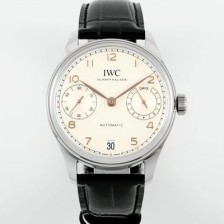 SA급 아이더블유씨 남성용 포루투기즈 IW501701 세븐데이즈 42mm 오토매틱 무브먼트 화이트 다이얼 iwc4101 xx