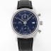 SA급 아이더블유씨 남성용 포루투기즈 IW390302 크로노그래프 42mm 오토매틱 무브먼트 블루 다이얼 iwc4099 xx