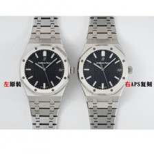 SA급 오데마피게 남성용 로얄오크 15500ST.OO.1220ST.03 41mm 오토매틱 Cal.4302 무브먼트 블랙 다이얼 aud6541 xx