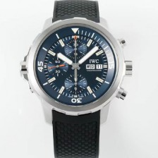 SA급 아이더블유씨 남성용 아쿠아타이머 IW376805 크로노그래프 “엑스페디션 자크 이브 쿠스토” 에디션 44mm 오토매틱 무브먼트 블루 다이얼 iwc4112 xx