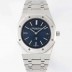 SA급 오데마피게 남성용 하이엔드 로얄오크 16202ST.OO.1240ST.02 엑스트라 씬 39mm 오토매틱 Cal.7121타입 블루 다이얼 aud6568 xx