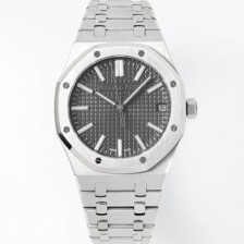 SA급 오데마피게 남성용 로얄오크 셀프와인딩 15510ST.OO.1320ST.10 41mm 오토매틱 Cal.4302 무브먼트 그레이 와플 다이얼 aud6543 xx