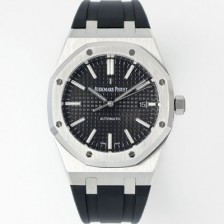 SA급 오데마피게 남성용 15400ST.OO.1220ST.01 로얄오크 41mm 오토매틱 Cal.3120무브먼트 블랙 와플 다이얼 aud6529 xx