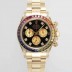 SA급 로렉스 남성용 데이토나 레인보우 116598 RBOW 크로노그래프 18K 옐로우골드 40mm 오토매틱 Cal.4130타입 블랙 다이얼 rol5432 xx