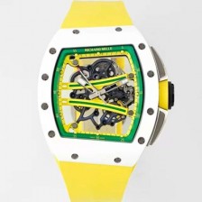 SA급 리차드밀레 남성용 리차드밀 RM61-01 세라믹 50mm 기계식 수동형 무브먼트 스켈레톤 다이얼 ric0319 xx