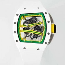 SA급 리차드밀레 남성용 리차드밀 RM61-01 세라믹 50mm 기계식 수동형 무브먼트 스켈레톤 다이얼 ric0320 xx