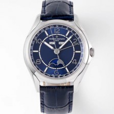 SA급 바쉐론콘스탄틴 남성용 피프티식스 4000E/000A-B548 컴플리트 캘린더 문페이즈 오토매틱 2460 QCL/1 무브먼트 블루 다이얼 vac1172 xx