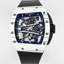 SA급 리차드밀레 남성용 리차드밀 RM61-01 세라믹 50mm 기계식 수동형 무브먼트 스켈레톤 다이얼 ric0323 xx