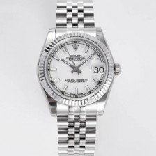 SA급 로렉스 여성용 데이져스트 178274 플루티드 31mm 쥬빌레 오토매틱 2236타입 화이트 다이얼 rol5436 xx