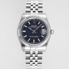 SA급 로렉스 여성용 데이져스트 178274 플루티드 31mm 쥬빌레 오토매틱 2236타입 블루 다이얼 rol5438 xx