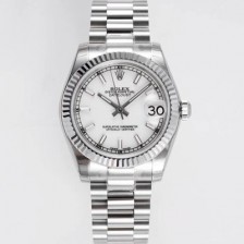 SA급 로렉스 여성용 데이져스트 178274 플루티드 31mm 오이스터 오토매틱 2236타입 화이트 다이얼 rol5441 xx