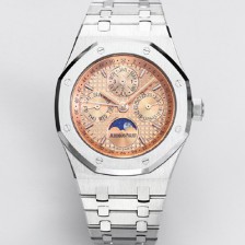 SA급 오데마피게 남성용 로얄오크 26574 퍼페츄얼 캘린더 문페이즈 41mm 로즈골드 다이얼 신형 5134 오토매틱 무브먼트 aud4207 xx