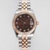 SA급 로렉스 여성용 데이져스트 178271 플루티드 18k 로즈골드 31mm 쥬빌레 오토매틱 2236타입 브라운 다이얼 rol5445 xx
