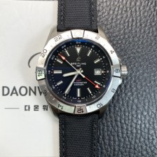 SA급 브라이틀링 남성용 어벤져 지엠티 44mm 나일론줄 오토매틱 2836-2 타입 블랙 다이얼 bre6057 xx