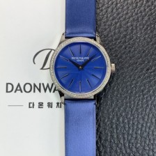 SA급 파텍필립 여성용 칼라트라바 4897G-001 나토천/가죽줄 33mm 오토매틱 Cal.324 타입 블루 다이얼 pat2251 xx