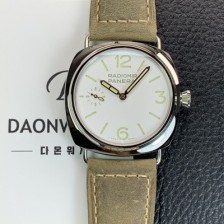 SA급 파네라이 남성용 라디오미르 PAM01383 오피치네 45mm 오토매틱 Cal.P.6000타입 화이트 다이얼 pan5244 xx