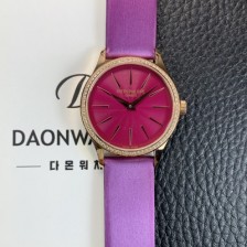 SA급 파텍필립 여성용 칼라트라바 4997/200R 나토천/가죽줄 18K 로즈골드 33mm 오토매틱 Cal.324 타입 핑크 다이얼 pat2252 xx