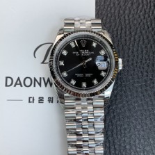 SA급 로렉스 남성용 신형 데이저스트 36mm II m126234 텐포인트10p 오토매틱 Cal.3235무브먼트 블랙 다이얼 rol5603 xx