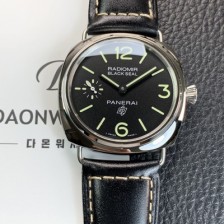 SA급 파네라이 남성용 라디오미르 PAM00754 블랙 씰 로고 45mm 오토매틱 Cal.P.6000타입 블랙 다이얼 pan5241 xx