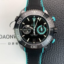 SA급 오메가 남성용 씨마스터 신제품 215.92.46.51.01.003 플래닛 오션 600m 코액시얼 마스터 크로노미터 45.5mm 크로노그래프 오토매틱 Cal.9900 타입 딥 블랙 다이얼 omg0205 xx