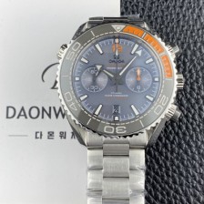 SA급 오메가 남성용 씨마스터 신제품 215.90.46.51.99.001 플래닛 오션 600m 코액시얼 마스터 크로노미터 45.5mm 크로노그래프 오토매틱 Cal.9900 타입 그레이 다이얼 omg0247 xx