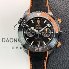 SA급 오메가 남성용 씨마스터 신제품 215.92.46.51.01.001 플래닛 오션 600m 코액시얼 마스터 크로노미터 45.5mm 크로노그래프 오토매틱 Cal.9900 타입 블랙 다이얼 omg0207 xx