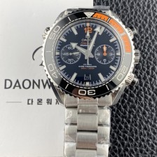 SA급 오메가 남성용 씨마스터 신제품 215.30.46.51.01.002 플래닛 오션 600m 코액시얼 마스터 크로노미터 45.5mm 크로노그래프 오토매틱 Cal.9900 타입 블랙 다이얼 omg0248 xx