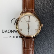 SA급 오메가 남성용 드빌 434.53.40.20.02.001 마스터 크로노미터 18K 로즈골드 40mm 오토매틱 Cal.8800 타입 실버 다이얼 omg0208 xx