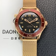 SA급 오메가남성용 씨마스터 다이버 210.90.42.20.01.003 300M 마스터 코액시얼 브론즈 골드 42mm 오토메틱 Cal.8806 타입 블랙 다이얼 omg0218 xx