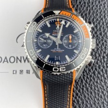 SA급 오메가 남성용 씨마스터 신제품 215.32.46.51.01.001 플래닛 오션 600m 코액시얼 마스터 크로노미터 45.5mm 크로노그래프 오토매틱 Cal.9900 타입 블랙 다이얼 omg0240 xx