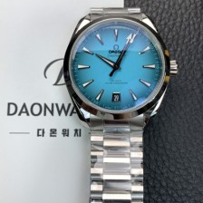 SA급 오메가 남성용 씨마스터 220.10.41.21.03.006 아쿠아테라 150M 마스터 크로노미터 41mm 오토매틱 Cal. 8900타입 터쿼이즈 다이얼 omg0220 xx