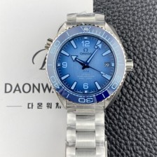SA급 오메가 남성용 씨마스터 215.30.40.20.03.002 플래닛 오션 600M 코액시얼 39.5mm 마스터 크로노미터 오토매틱 Cal.8800 타입 블루 다이얼 omg0233 xx