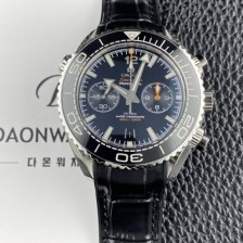 SA급 오메가 남성용 씨마스터 신제품 232.32.46.51.01.003 플래닛 오션 600m 코액시얼 마스터 크로노미터 45.5mm 크로노그래프 오토매틱 Cal.9900 타입 블랙 다이얼 omg0243 xx