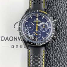 SA급 오메가 남성용 스피드마스터 311.92.44.30.01.001 문워치 다크 사이드 오브 더 문 아폴로 8 크로노그래프 수동형 무브먼트 스캘래톤 블랙 다이얼 omg0258 xx