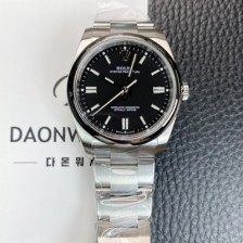 SA급 로렉스 남성용 오이스터 퍼페추얼 m126000 오토매틱 칼리버 3230타입 36미리 메탈시계 블랙 다이얼 rol5616 xx