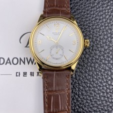 SA급 로렉스남성용 셀리느 1908 퍼페추얼 m52508 18K 옐우골드 39mm 오토매틱 Cal.7140타입 화이트 다이얼 rol5629 xx