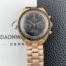 SA급 오메가 남성용 스피드마스터 프로페셔널 310.60.42.50.01.001 문워치 42mm 18K 로즈골드 수동형 Cal.3861타입 블랙 다이얼 omg0264 xx