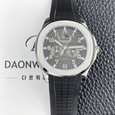 SA급 파텝필립 남성용 아쿠아넛 5261R 루스 연간 캘린더 문페이즈 39.9mm 오토매틱 Cal.324 S C 타입 그레이 다이얼 pat2267 xx