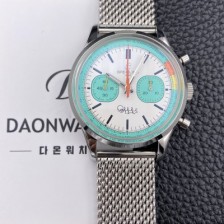 SA급 브라이틀링 남성용 탑 타임 파우스토 코피 41mm 메탈줄 오토매틱 7750타입 화이트 다이얼 bre6070 xx