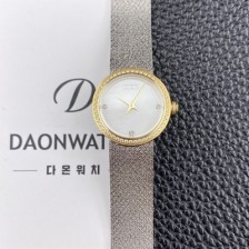 SA급 
디올 여성용 라디드 사틴 25mm 다이아몬드 쿼츠 무브먼트 화이트 자게 다이얼 dio1005 xx