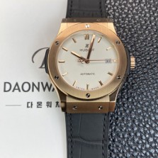 SA급 휴블렛 남성용 클래식 퓨전 511.OX.2611.LR 18K 로즈골드 42mm 오토매틱 2892타입 화이트 다이얼 hub2145 xx