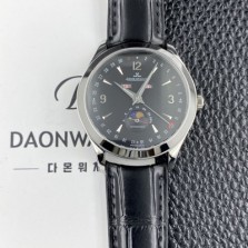 SA급 예거르쿨트르남성용 마스터 캘린더 문페이즈 39mm 오토매틱 cal.866타입 블랙 다이얼 jag0430 xx