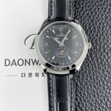 SA급 예거르쿨트르남성용 마스터 캘린더 문페이즈 39mm 오토매틱 cal.866타입 블랙 다이얼 jag0430 xx