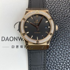 SA급 휴블렛 남성용 클래식 퓨전 542.OX.1181.LR.1104 18K 로즈골드 42mm 오토매틱 2892타입 블랙 다이얼 hub2148 xx