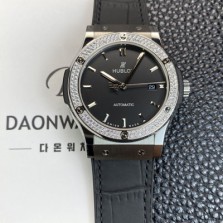 SA급 휴블렛 남성용 클래식 퓨전 542.NX.1171.LR.1104 42mm 오토매틱 2892타입 블랙 다이얼 hub2149 xx