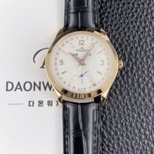 SA급 예거르쿨트르남성용 마스터 캘린더 문페이즈 18K 로즈골드 39mm 오토매틱 cal.866타입 화이트 다이얼 jag0435 xx