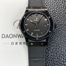 SA급 휴블렛 남성용 클래식 퓨전 511.CM.1171.RX 블랙 PVD코팅 매직 42mm 오토매틱 2892타입 블랙 다이얼 hub2150 xx